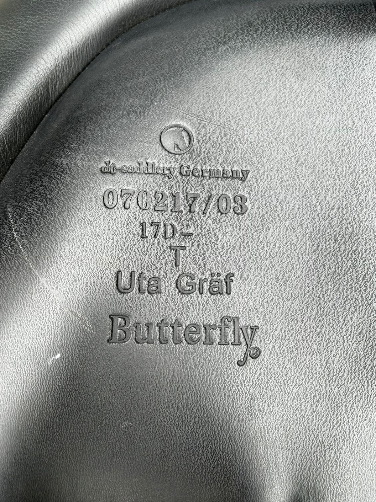 Uta Gräf Butterfly Dressursattel schwarz 17" , Pferdesattel Shop