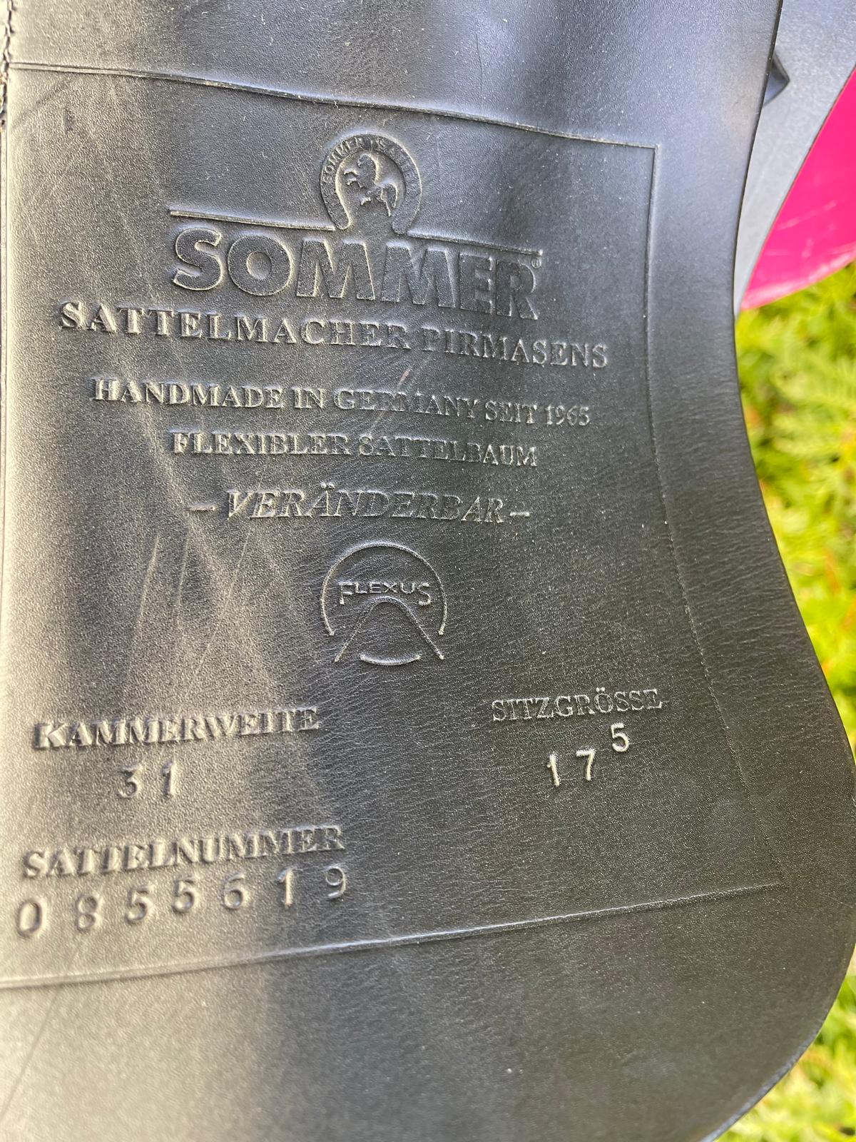 Sommer Opus Dressur 17,5" schwarz Dressursattel, Pferdesattel Shop