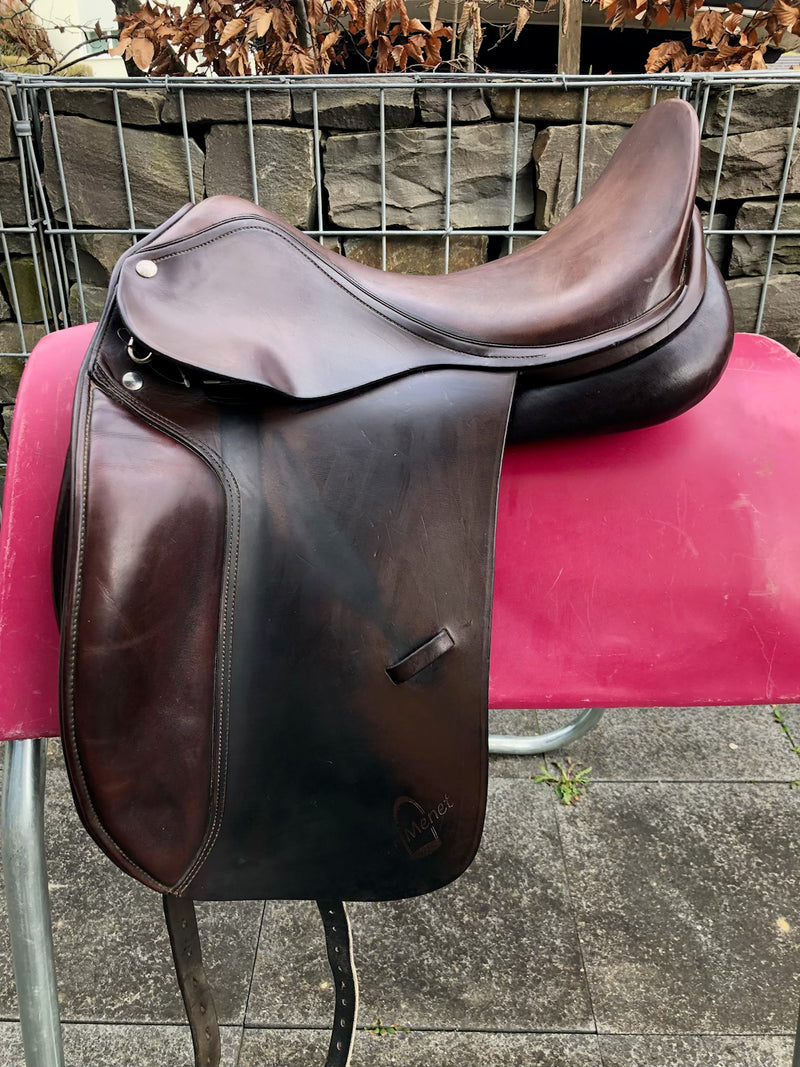 Peter Menet Dressursattel 17" Braun
