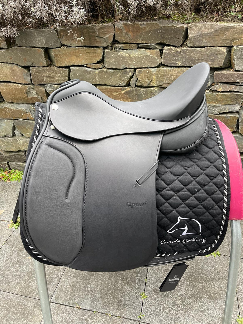 Sommer Opus 17.5" Croco Black Dressage Saddle [NEW]