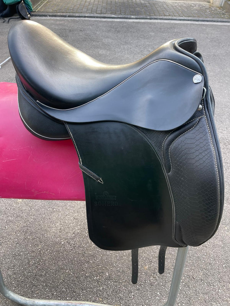 Sommer Somero Classic DS 17,5" Kroko schwarz Dressursattel