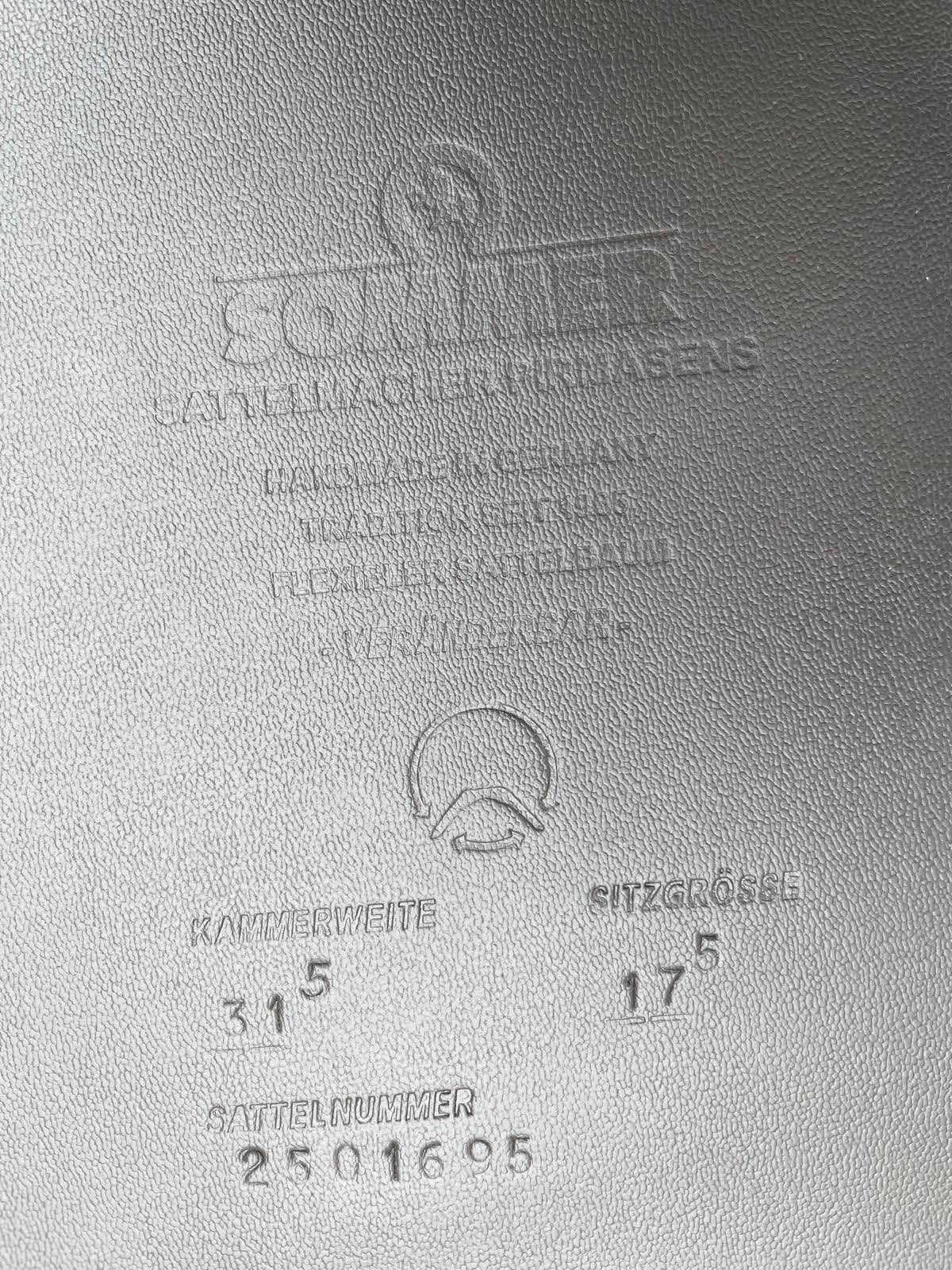 Sommer Grand Sport DS mocca 17,5" Dressursattel [NEU], Pferdesattel Shop