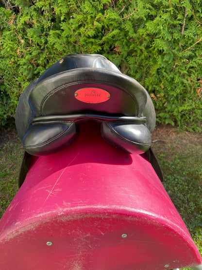 Sommer Opus Dressur 17,5" Schwarz  Dressursattel, Pferdesattel Shop