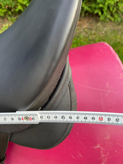 Sommer Novalis 17,5" mocca Kroko Lack Dressursattel [NEU], Pferdesattel Shop