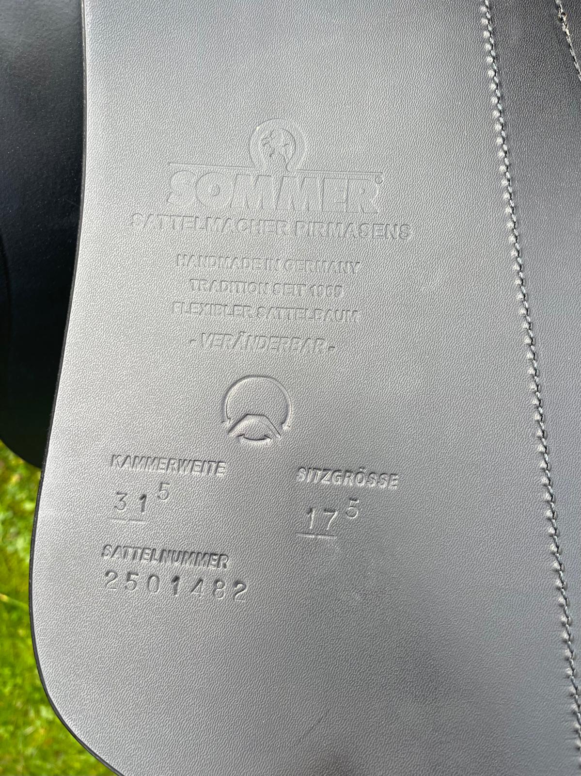 Sommer Passion DS lack schwarz 17,5" [NEU] ,   Pferdesattel Shop