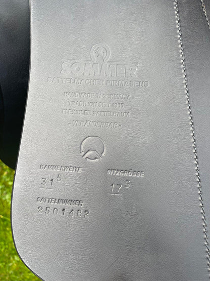 Sommer Passion DS lack schwarz 17,5" [NEU] ,   Pferdesattel Shop