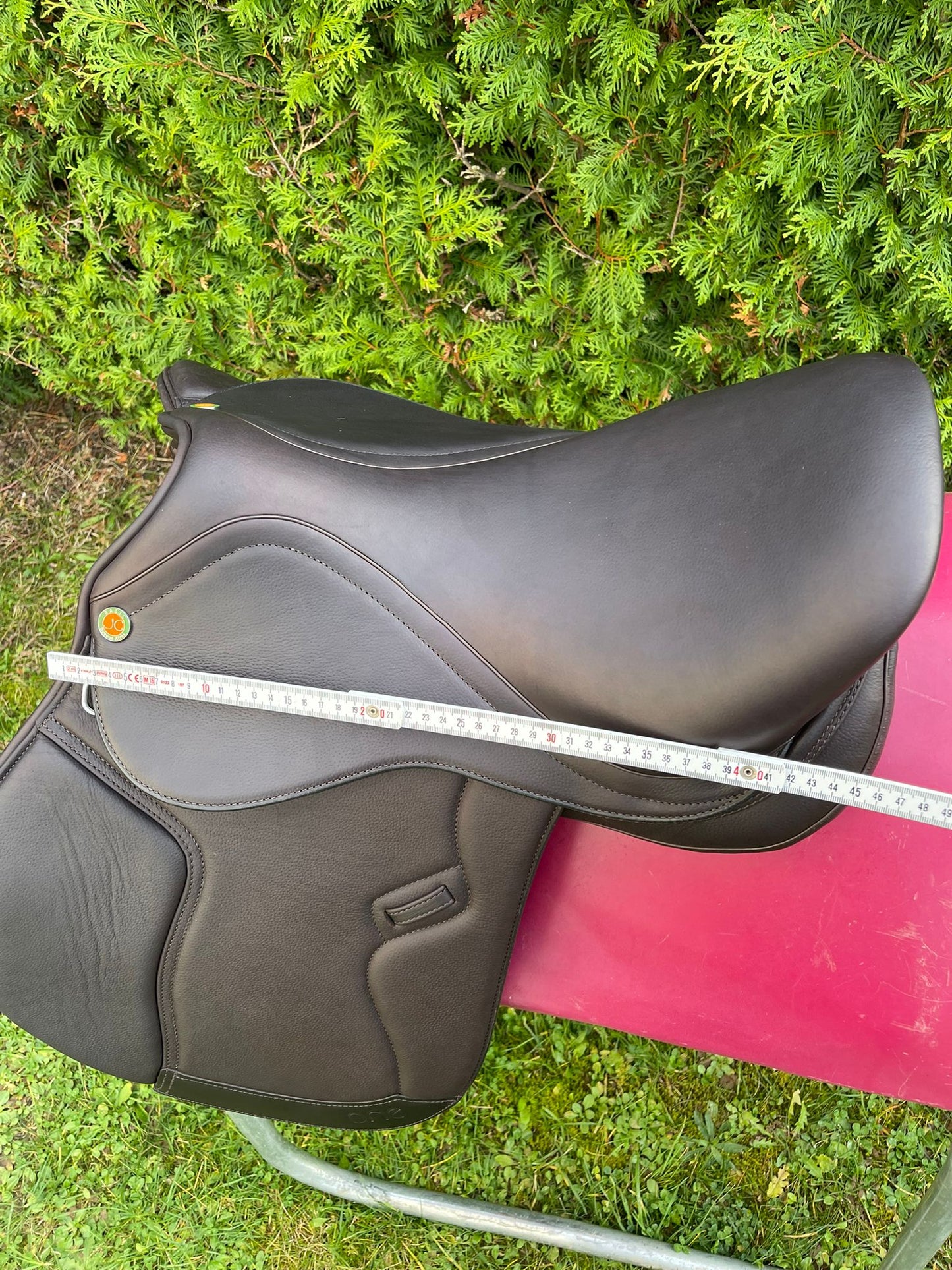 Jorge Canaves One 17,5" Dunkelbrauner Springsattel [NEU] Pferdesattel Shop