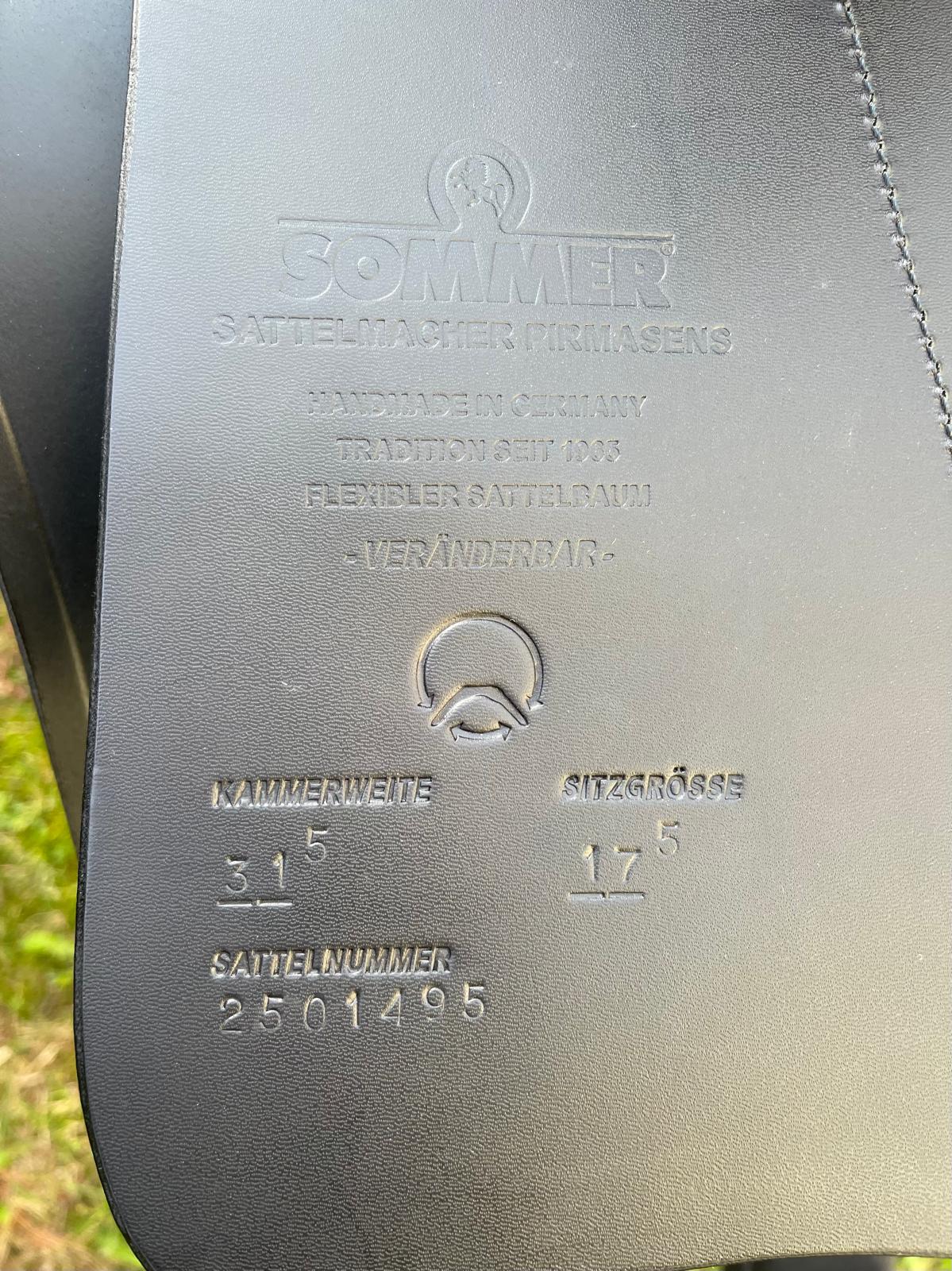 Sommer Opus Dressur  17,5" schwarz [NEU], Pferdesattel Shop