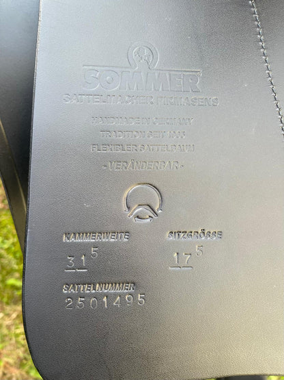 Sommer Opus Dressur  17,5" schwarz [NEU], Pferdesattel Shop