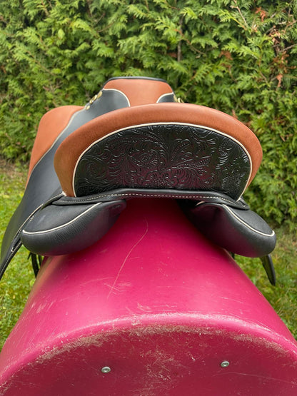 Sommer Espace Dressursattel 18" zweifarbig [NEU], Pferdesattel Shop