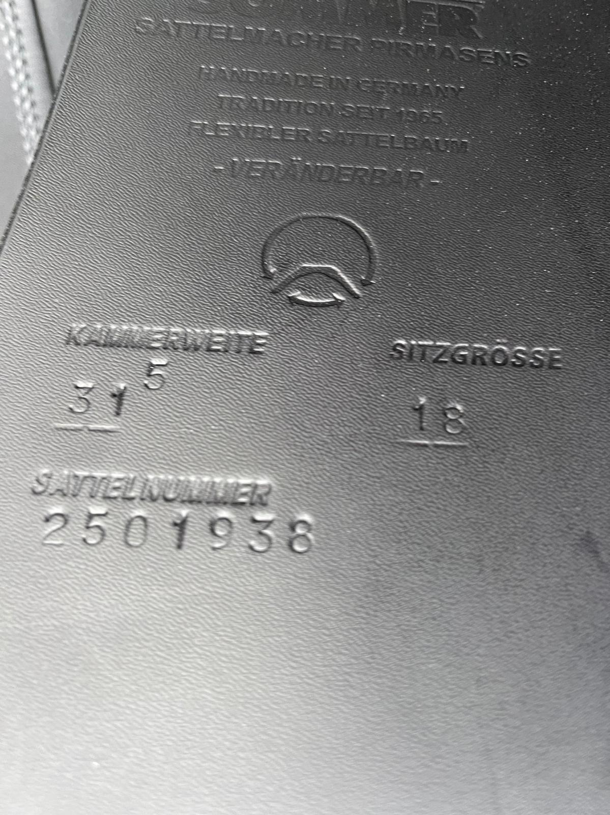 Sommer Espace Dressursattel 18" zweifarbig [NEU], Pferdesattel Shop