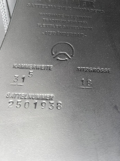 Sommer Espace Dressursattel 18" zweifarbig [NEU], Pferdesattel Shop