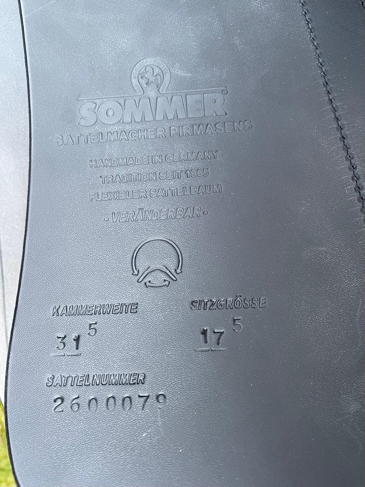 Sommer Passion DS Halbmond lack schwarz 17,5" [NEU], Pferdesattel Shop