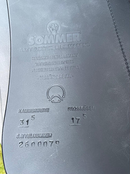 Sommer Passion DS Halbmond lack schwarz 17,5" [NEU], Pferdesattel Shop