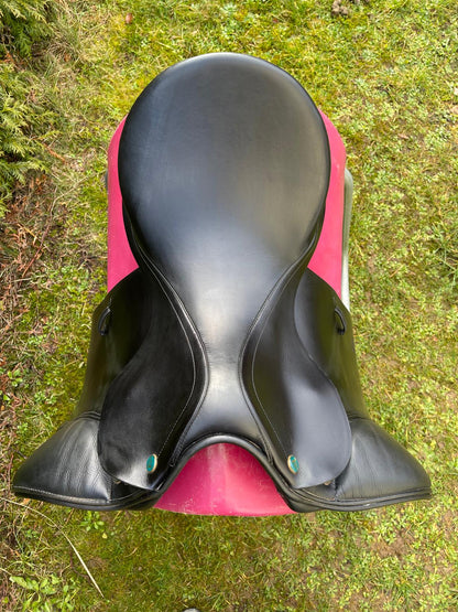 Prestige Modena 17"  17/34 schwarz Dressursattel, Pferdesattel Shop
