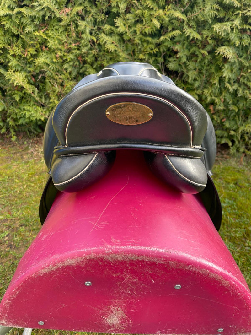 Sommer Opus Dressur 17,5" schwarz  Dressursattel