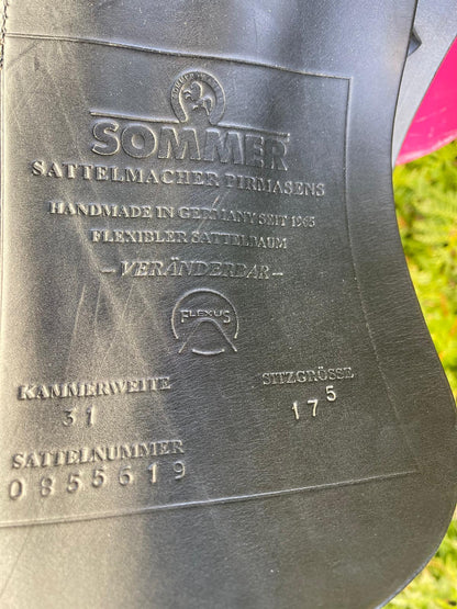 Sommer Opus Dressur 17,5" schwarz  Dressursattel, Pferdesattel Shop